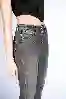 Resim Gri Yüksek Bel Skinny Jeans
