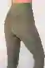 Resim Yeşil Yüksek Bel Sporcu Taytı
