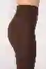 Resim Kahverengi Yüksek Bel Sporcu Taytı