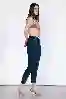 Resim Lacivert Yüksek Bel Mom Jeans