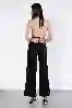 Resim Siyah Normal Bel Wide Leg Kargo Pantolon