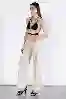 Resim Normal Bel Wide Leg Kargo Pantolon