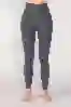 Resim Gri Yüksek Bel Sporcu Taytı