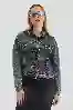Resim Touche Prive Touche Taş Işlemeli Kot Ceket
