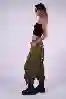 Resim Haki Stoperli Kargo Paraşüt Pantolon