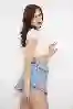Resim Mini Kot Şort
