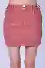 Resim BEL LASTİKLİ ÖN 2 DÜĞMELİ GÜL KURUSU ETEK