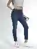 Resim Normal Bel Rahat Kesim Paça Püsküllü Kadın Jean Pantolon
