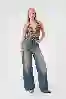 Resim Yuksek Bel Ekstra Wide Leg Jean