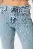 Resim Buz Mavi Yüksek Bel Mom Jeans