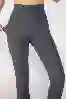 Resim Gri Yüksek Bel Sporcu Taytı