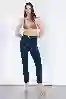 Resim Lacivert Yüksek Bel Mom Jeans