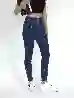 Resim Skinny Jeggıng Fit Yüksek Bel Dar Paça Jean Pantolon