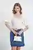 Resim KOLLARI LASTİK DETAYLI BLUZ