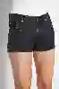 Resim Antrasit Mini Denim Şort