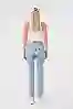 Resim Açık Mavi Yuksel Bel Slim Fit Jean