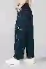 Resim Lacivert Normal Bel Fermuar Detay Kargo Pantolon