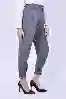 Resim PAÇA ÇITÇIT KEMERLİ BEL LASTİKLİ KOYU GRİ PANTOLON