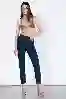 Resim Lacivert Yüksek Bel Mom Jeans