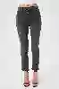 Resim Siyah Yüksek Bel Slim Mom Jean