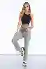 Resim Açık Gri Yüksek Bel Mom Jeans