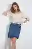 Resim KOLLARI LASTİK DETAYLI BLUZ