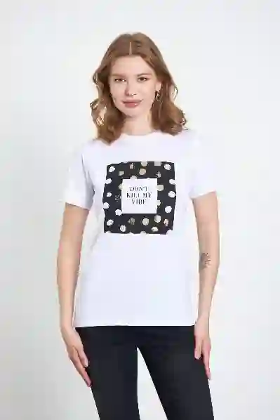 Resim ÖNÜ BASKILI T SHİRT