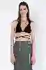 Resim Ön Fermuar ve Cep Detay Midi Boy Etek