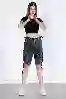 Resim Antrasit Normal Bel Stoperli Bermuda Kargo Şort