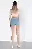 Resim Açık Mavi Normal Bel Jogger Şort