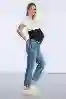 Resim Mavi Hamile Mom Pantolon