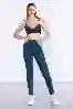 Resim Koyu Mavi Yüksek Bel Mom Jeans