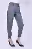 Resim PAÇA ÇITÇIT KEMERLİ BEL LASTİKLİ KOYU GRİ PANTOLON