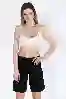 Resim Siyah Normal Bel Kargo Bermuda Şort