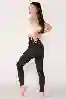 Resim Siyah Yüksek Bel Sporcu Taytı