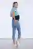 Resim Açık Mavi Slim Fit Hamile Pantolon