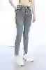 Resim Gri Yüksek Bel Skinny Jeans