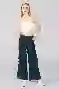 Resim Lacivert Normal Bel Fermuar Detay Kargo Pantolon
