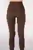 Resim Kahverengi Yüksek Bel Sporcu Taytı