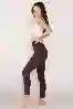 Resim Kahverengi Yüksek Bel Sporcu Taytı