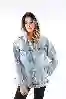 Resim Oversize Kapşonlu Denim Ceket