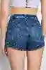 Resim Mini dikiş detaylı denim şort