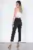 Resim Siyah Yüksek Bel Mom Jeans
